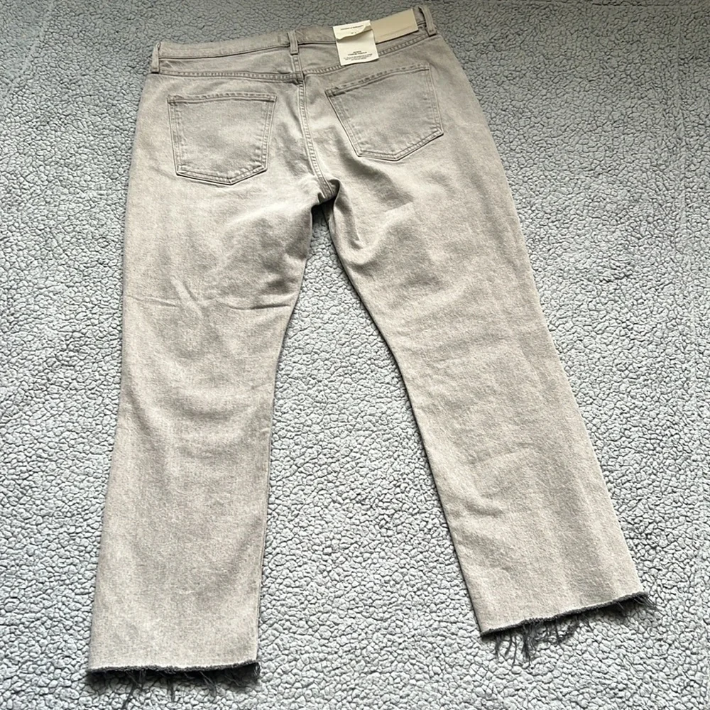 NWT Citizens of Humanity Isola Straight Crop Quartz Grey - Picture 7 of 9
